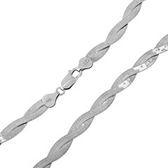 Design-Silbercollier - 12,7 g - 45 cm