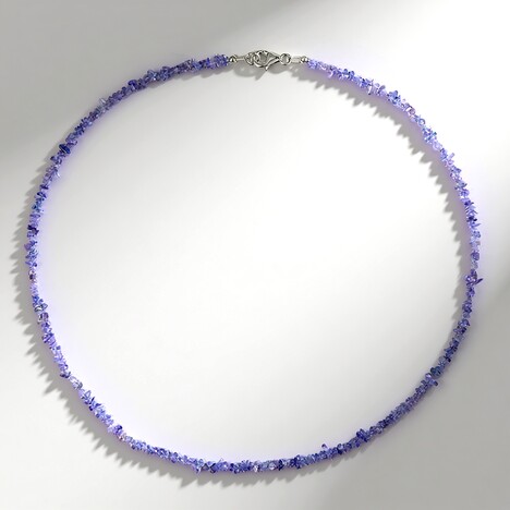 Collana in argento con Tanzanite