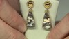 Boucles d'oreilles en argent et Jaspe Batik (Bali Barong)