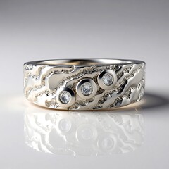 Anello in argento con Diamante I2 (H) (de Melo Essence)