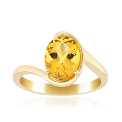 9K Golden Beryl Gold Ring