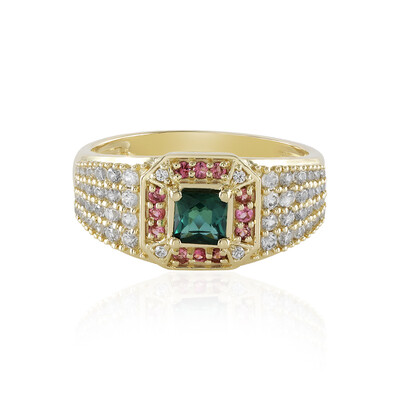 Anello in oro con Indicolite (Adela Gold)
