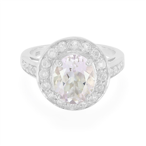 Zilveren ring met een lavendel amethist