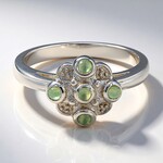 Anello in argento con Alessandrite Occhio di Gatto