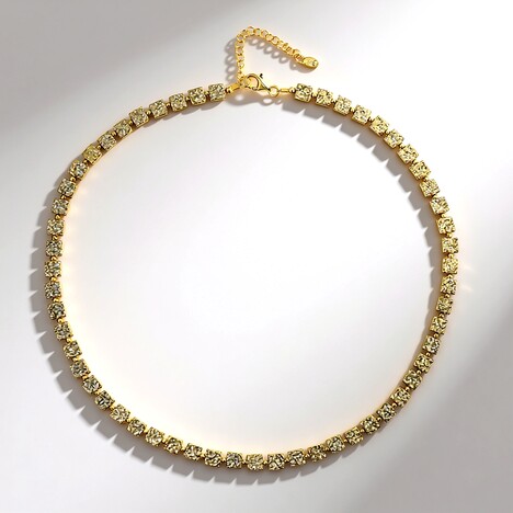 Collana in argento con Ematite Dorata