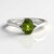 Anello in argento con Vesuvianite