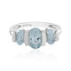 Bague en argent et Aigue-marine du Brésil
