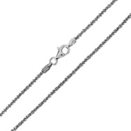 925er Silber-Criss-Cross-Kette - 50 cm - 4,58 g