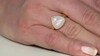 Zilveren ring met een Witte Labradoriet