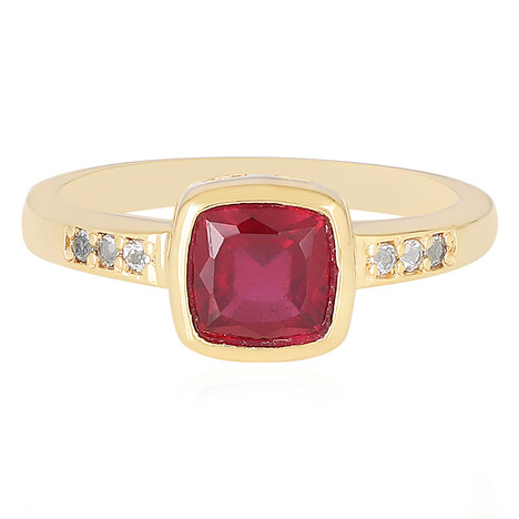 Madagaskar-Rubin-Silberring