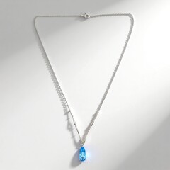 Collana in argento con Topazio Marambaia (de Melo)