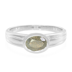 Bague en argent et Labradorite