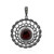 Mozambique Garnet Silver Pendant (Annette classic)
