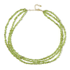 Collana in argento con Peridoto