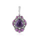 Ciondolo in argento con Charoite (Desert Chic)