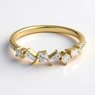Gouden ring met SI1 (H) Diamanten (CIRARI)