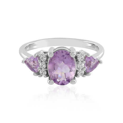 Amethyst Silver Ring