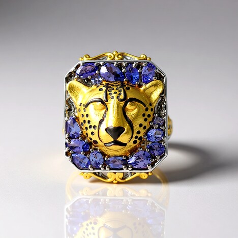 Anello in argento con Tanzanite (Gems en Vogue)
