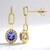 Orecchini in oro con Tanzanite AAA (CIRARI)