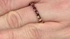 Zilveren ring met edele rode spinelstenen