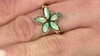 Anillo en plata con Turquesa mosaico
