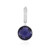 Ciondolo in argento con Iolite