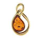 Baltischer Bernstein-Silberanhänger (dagen)