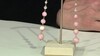 Zilveren oorbellen met roze opalen (de Melo Essence)