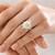 Gelber SI2 Brillant-Goldring (CIRARI)