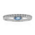 Bague en argent et Aigue-marine Ofiki