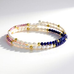 Bracciale in acciaio con Perla d'Acqua Dolce Bianca (Riya)