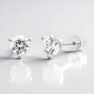 Boucles d'oreilles en or et Diamant I2 (H) (CIRARI)