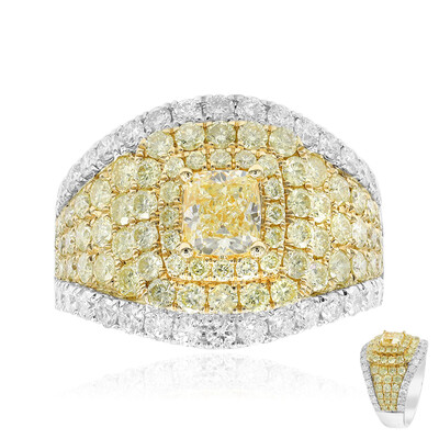 Bague en or et Diamant SI2 jaune (CIRARI)