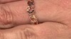 Gouden ring met SI1 Argyle Rose De France Diamanten (Annette)