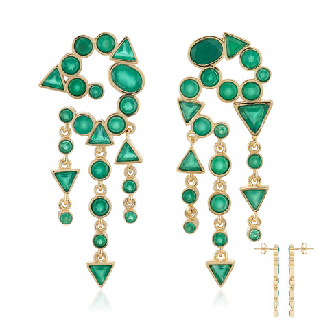 Orecchini in argento con Agata