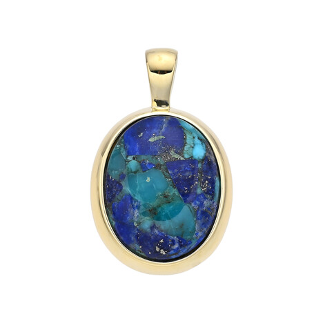 Colgante en plata con Piedra preciosa