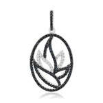 Edelstein-Silberanhänger