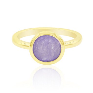 Anello in argento con Giada Lavanda