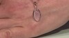 Colgante en plata con Calcedonia rosa