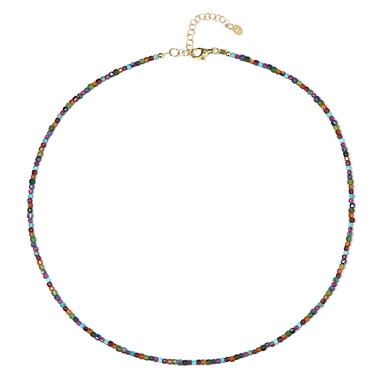 Collana in argento con Rubino (Riya)
