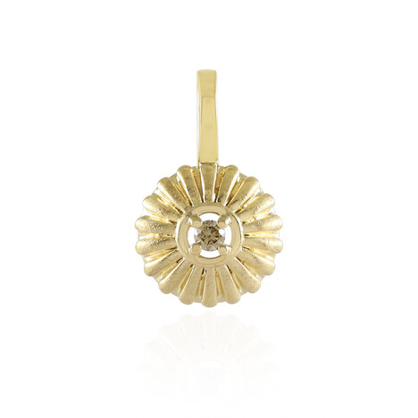 I2 Champagne Diamond Silver Pendant (de Melo Essence)
