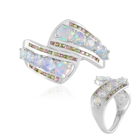 Bague en argent et Opale Welo (de Melo Essence)