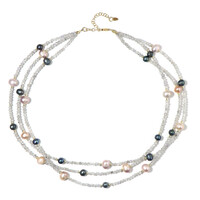 Collana in argento con Zircone Argentato (Riya)