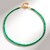 Collier en argent et Opale verte d'Éthiopie