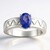 Anello in argento con Tanzanite (Pallanova)