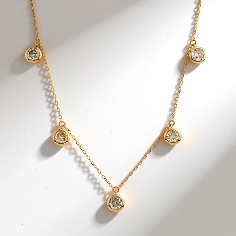 Collana in oro con Diamante Fancy SI2 (CIRARI)