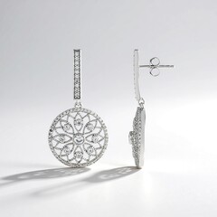 Orecchini in argento con Zircone