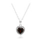 Garnet Silver Necklace