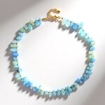 Collana in argento con Acquamarina Brasiliana (Riya)