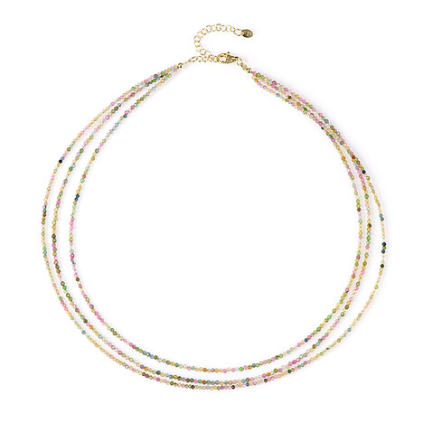 Turmalin-Silberhalskette